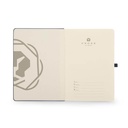 CROSS HARDCOVER A5 NOTEBOOK + PEN + BI-FOLD WALLET WITH 4 CARD SLOTS + COIN POCKET - BLACK