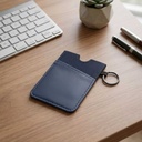 LUGANO - Card Holder - Navy Blue