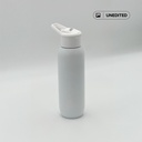 TOLEDO - Hans Larsen Double Wall Bottle with Straw  600 ml - White