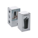 MARBELLA - Hans Larsen Double Wall Tumbler with Sip Lid 600 ml - Black 
