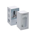 MARBELLA - Hans Larsen Double Wall Tumbler with Sip Lid 600 ml - White