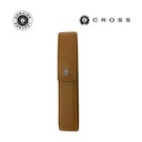 [LACR 2049] CROSS Leather Single Pen Case with Flap - Mocha