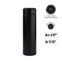 WAHA - Giftology Thermal Flask with LED Temperature Display 500ml  - Black