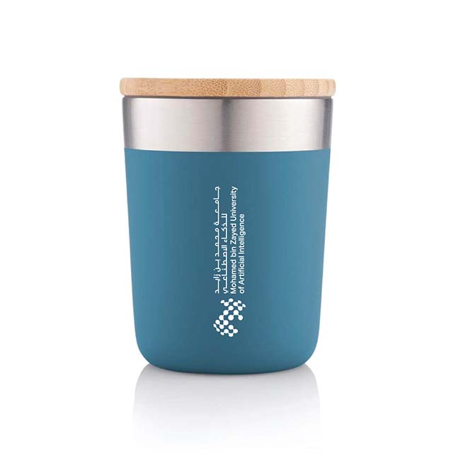 MBZUAI Recycled Insulated Mug - Blue