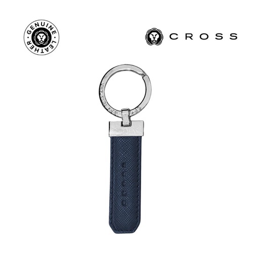[LACR 2016] CROSS Leather Key Holder - Blue